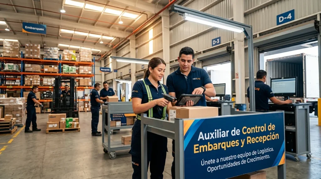 Auxiliar de Control de Embarques y Recepción