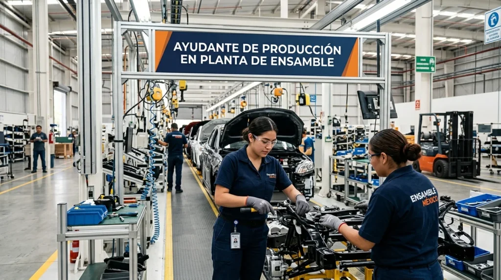 Ayudante de Producción en Planta de Ensamble